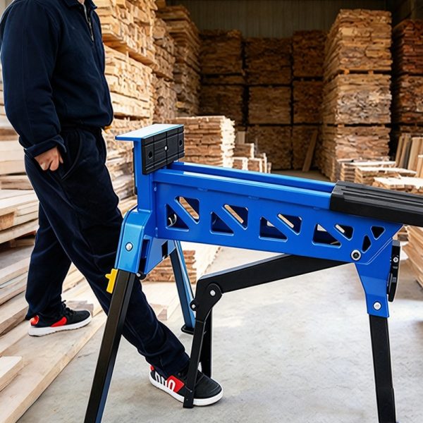 Soontools 25700 Folding Jawhorse Work Table with Footrest