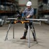 Professional Miter Saw Stand Miter Saw Workbench with 2830mm Support Length, Lightweight 12.9kg – Max Load 200kg (26600）