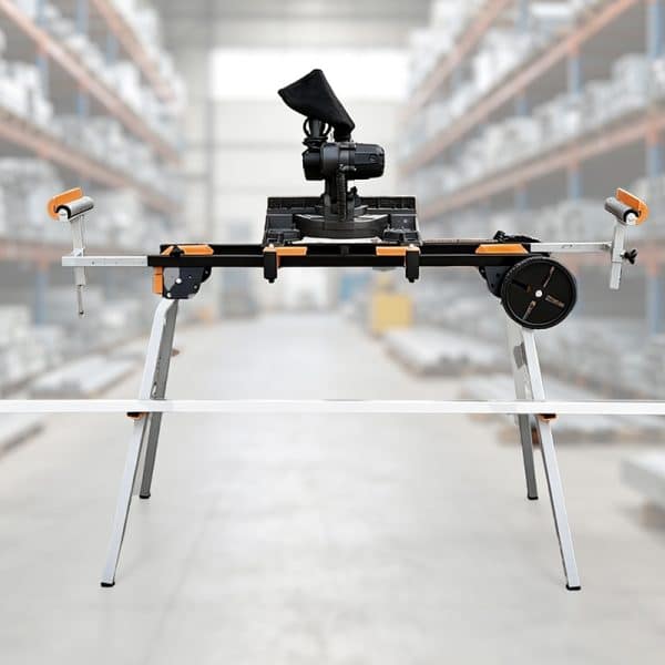Professional Miter Saw Stand Miter Saw Workbench with 2830mm Support Length, Lightweight 14.7kg – Max Load 200kg (26800）